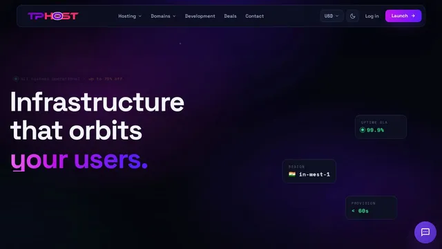 Screenshot of thepowerhost.in on port 443