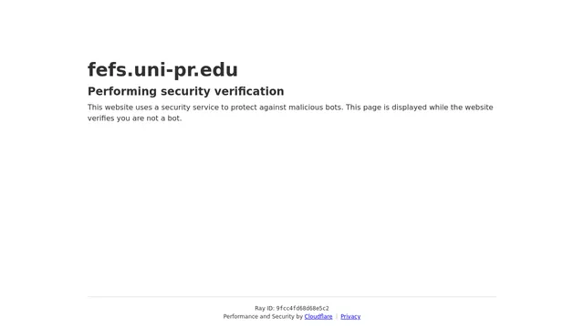 Screenshot of fefs.uni-pr.edu on port 443
