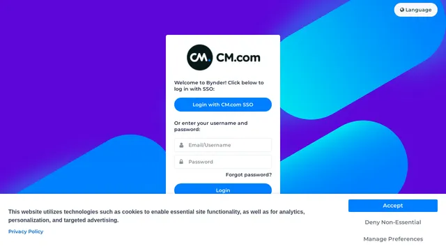 Screenshot of assets.cm.com on port 443