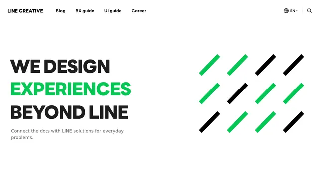 Screenshot of design.line.me on port 443