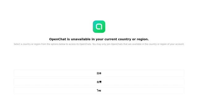 Screenshot of openchat.line.me on port 443