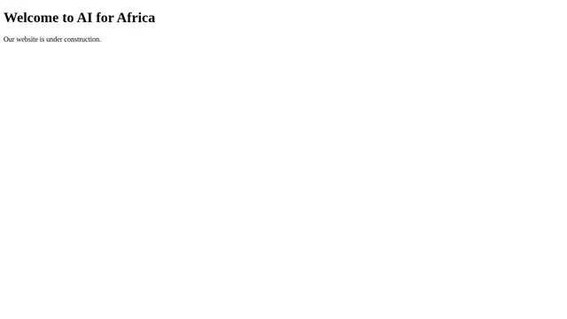 Screenshot of aiforafrica.is-an.ai on port 443