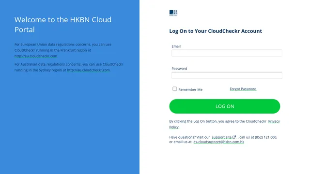 Screenshot of core.hkbnes.net on port 443