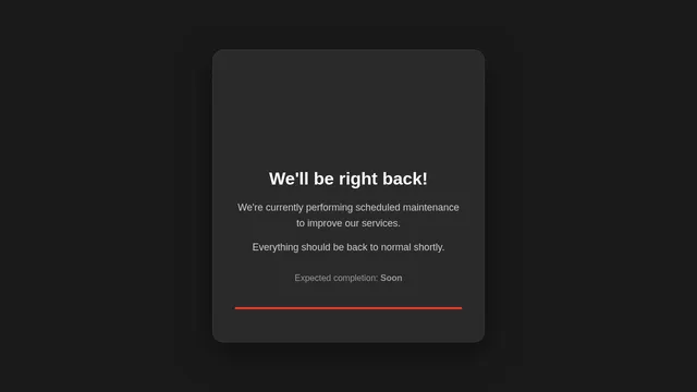 Screenshot of maintenance.legion.cc on port 443