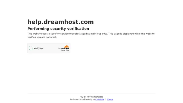 Screenshot of blahblahtesting.dreamhost.com on port 443