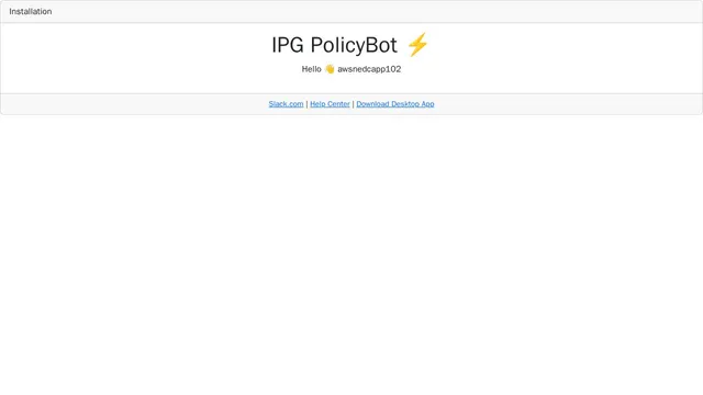 Screenshot of slack1.interpublic.com on port 443
