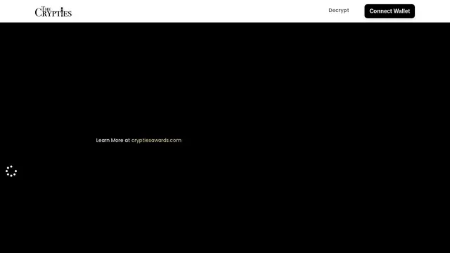 Screenshot of crypties.decrypt.co on port 443