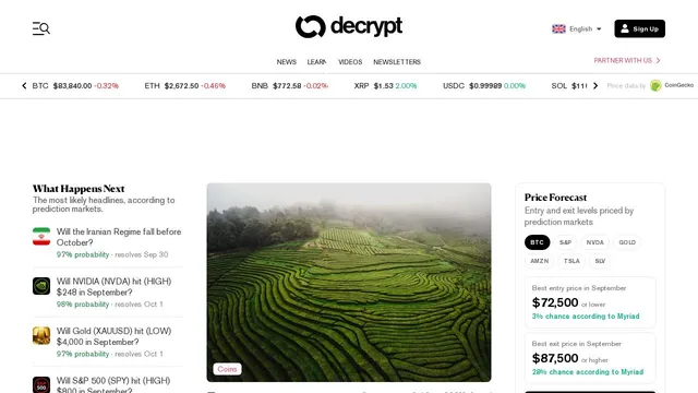 Screenshot of kakapo.decrypt.co on port 443