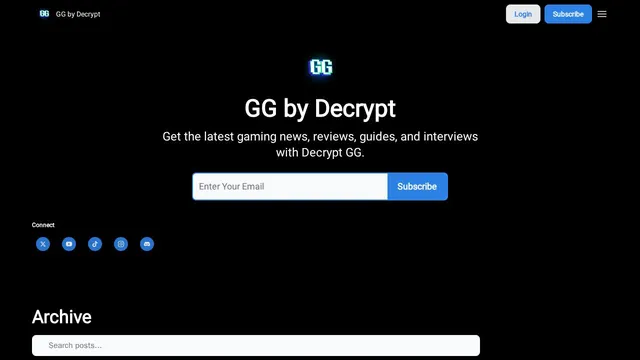 Screenshot of mail-gg.decrypt.co on port 443