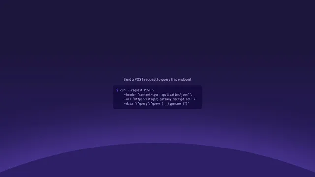 Screenshot of staging-gateway.decrypt.co on port 443