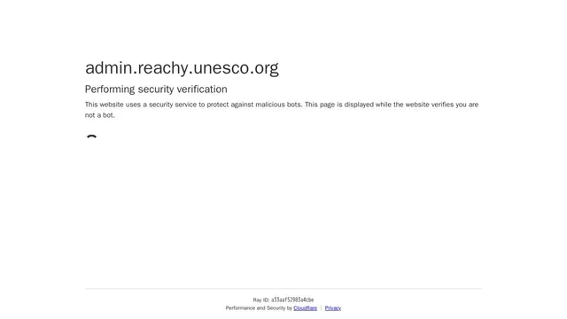 Screenshot of admin.reachy.unesco.org on port 443