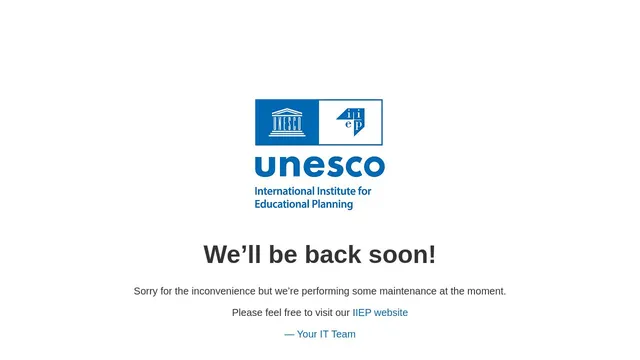 Screenshot of captiveportal-login.iiep.unesco.org on port 443
