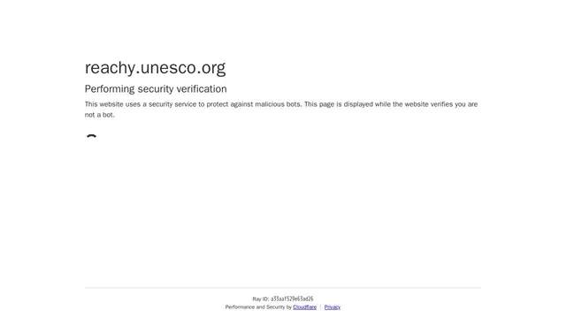 Screenshot of reachy.unesco.org on port 443