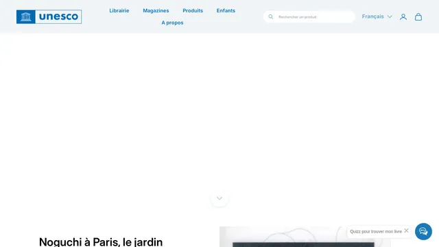 Screenshot of shop.unesco.org on port 443