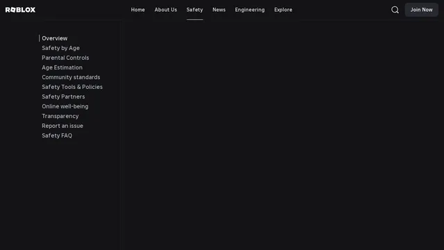 Screenshot of civility.roblox.com on port 443