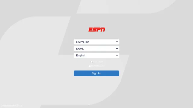 Screenshot of mediapulse.espn.com on port 443