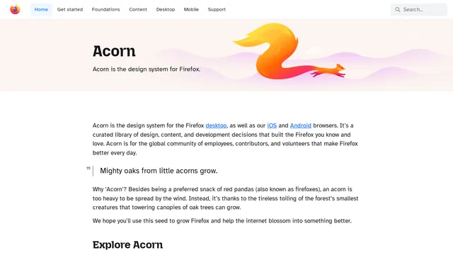 Screenshot of design.firefox.com on port 443