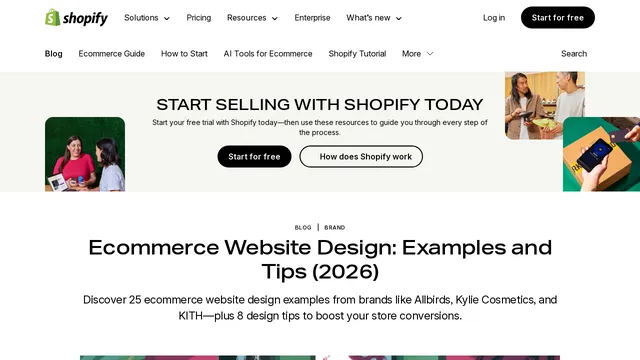 Screenshot of ecommerce.shopify.com on port 443