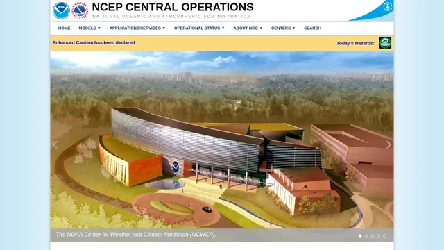 Screenshot of www.nco.ncep.noaa.gov on port 443