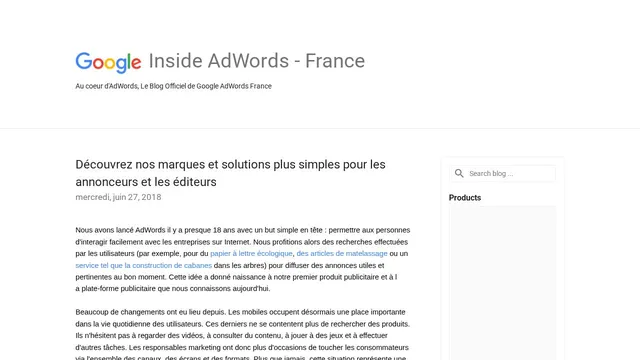 Screenshot of adwords-fr.googleblog.com on port 443