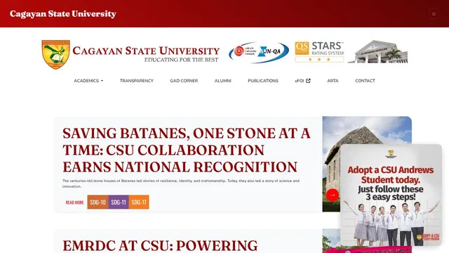 Screenshot of csu.edu.ph on port 443