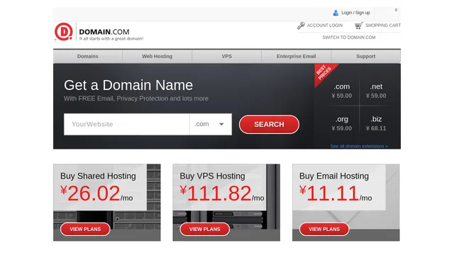 Screenshot of cn.domain.com on port 443