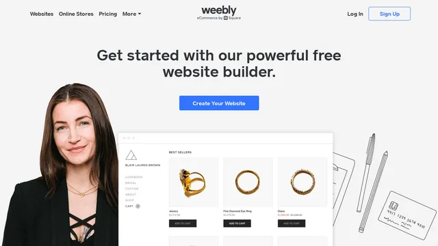 Screenshot of weebly.com on port 443