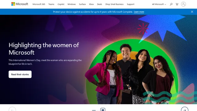 Screenshot of i3.microsoft.com on port 443