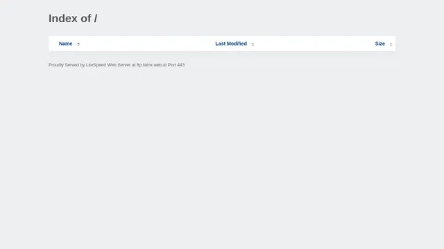 Screenshot of ftp.fatrix.web.id on port 443