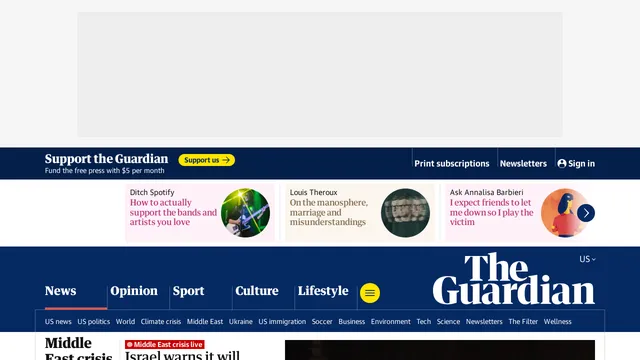 Screenshot of email.mvt.theguardian.com on port 443