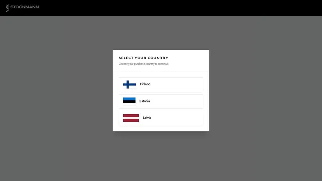 Screenshot of orders.stockmann.com on port 443