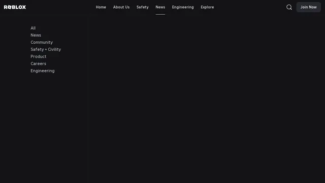 Screenshot of blog.roblox.com on port 443