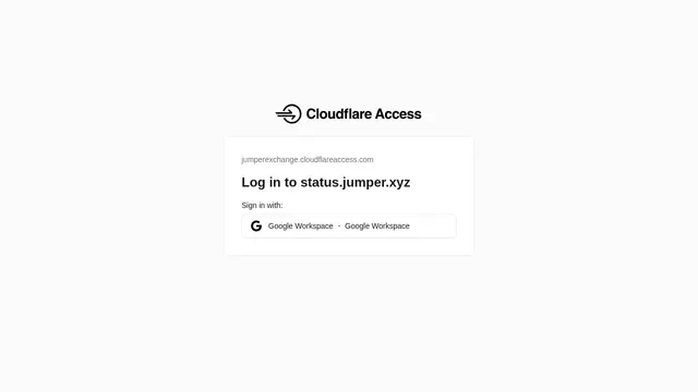 Screenshot of status.jumper.xyz on port 443
