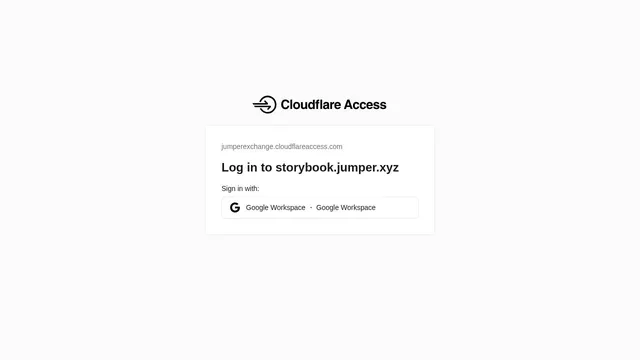 Screenshot of storybook.jumper.xyz on port 443