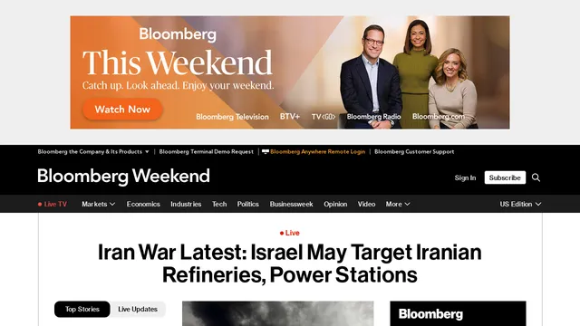 Screenshot of origin.www.bloomberg.com on port 443