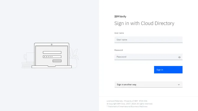 Screenshot of dttanalytics.verify.ibm.com on port 443