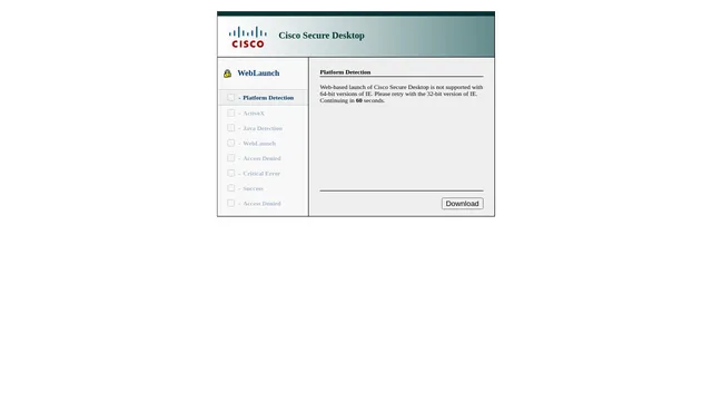 Screenshot of sasvpn-da01.us.ibm.com on port 443
