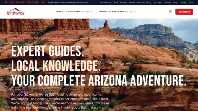 Screenshot of 360-adventures.com on port 443