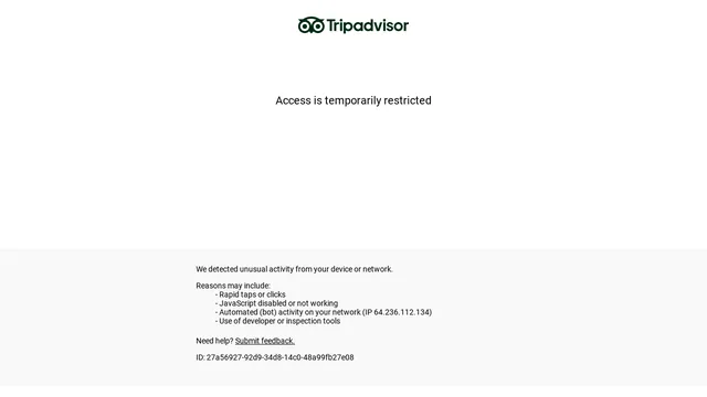 Screenshot of backup-api.tripadvisor.com on port 443