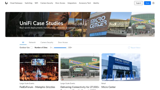 Screenshot of casestudies.ui.com on port 443