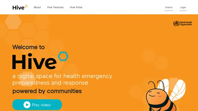 Screenshot of hivecenter.who.int on port 443