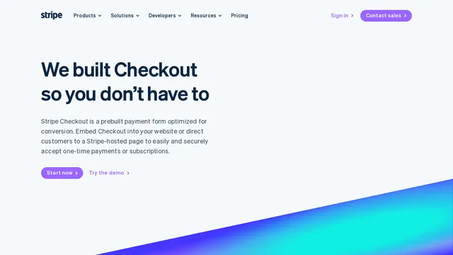 Screenshot of checkout.stripe.com on port 443