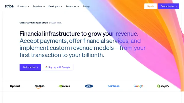Screenshot of stripe.com on port 443