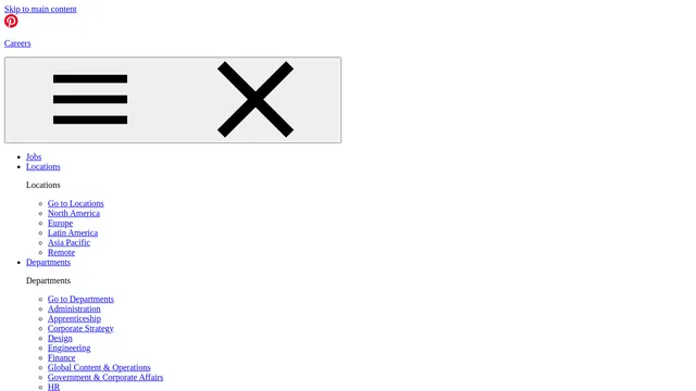 Screenshot of engineering.pinterest.com on port 443