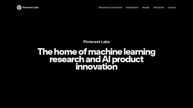 Screenshot of labs.pinterest.com on port 443