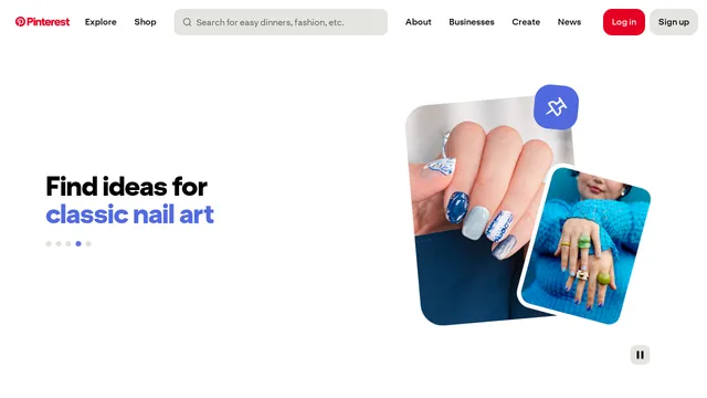 Screenshot of pinterest.com on port 443