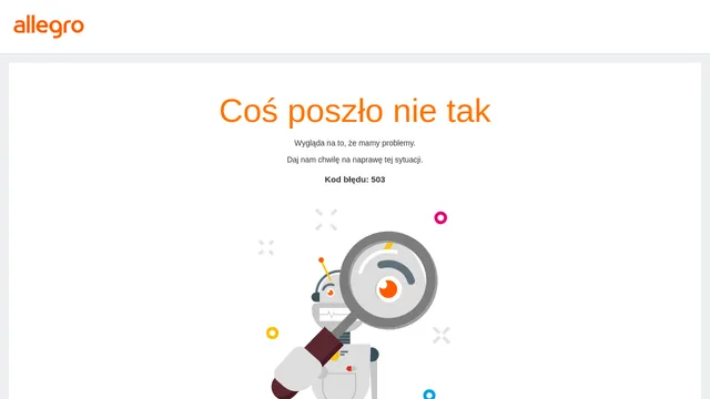 Screenshot of gdpr-reports.allegro.pl on port 443
