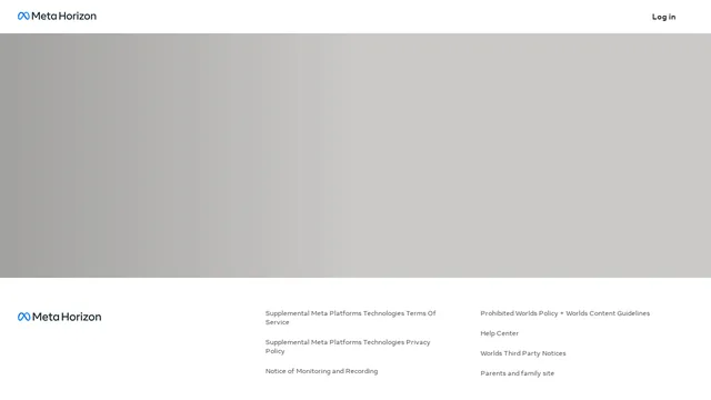 Screenshot of beta.horizon.meta.com on port 443