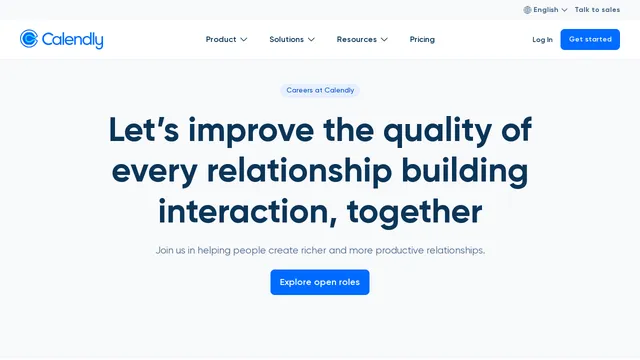 Screenshot of careers.calendly.com on port 443
