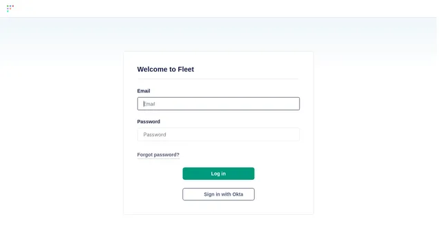 Screenshot of fleet.calendly.com on port 443